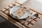 Placemat & Napkin Dining Mockup, a Product Mockup by Pitchlook.Studio (Thumbnail 2 of 4)