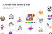 Fairytale and Fantasy Icons Art, a Duotone Icon by Prosymbols (Thumbnail 5 of 10)