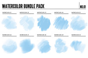 Watercolor Brush Bundle, a Brush Add-On by Quiver Supply Co. (Thumbnail 7 of 9)