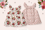Rose garden seamless patterns, a Pattern Graphic by Cozy pattern shop (Thumbnail 2 of 7)