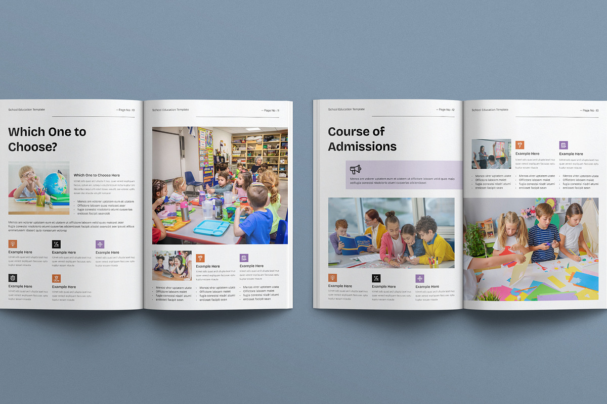 Education Template, a Brochure Template by E-Type (Photo 5 of 7)