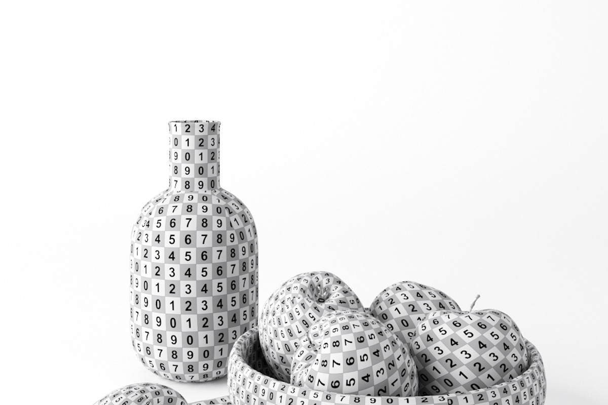Decor Set Apple Bowl, an Architecture 3D Model by gianniritschard (Photo 9 of 9)