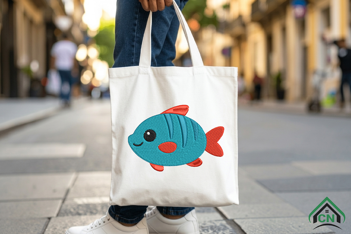 Fish Embroidery Design Bundle, a Solid Icon by Craft Nest (Photo 6 of 6)