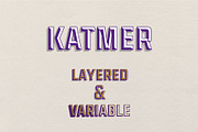 Katmer, a Sans Serif Font by K:O\Fonts (Thumbnail 1 of 5)