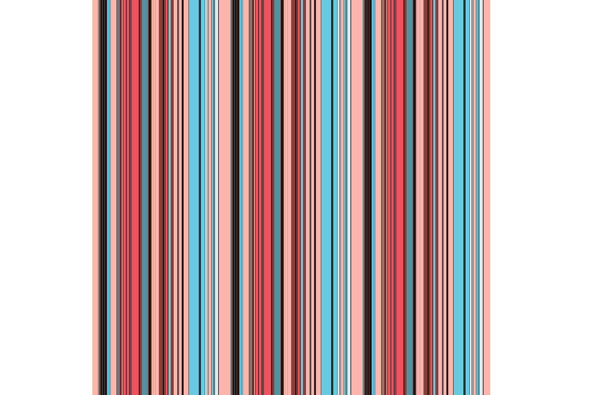Rose Butterfly Stripe Seamless, a Pattern Graphic by Sharon Schwalbe (Photo 3 of 4)