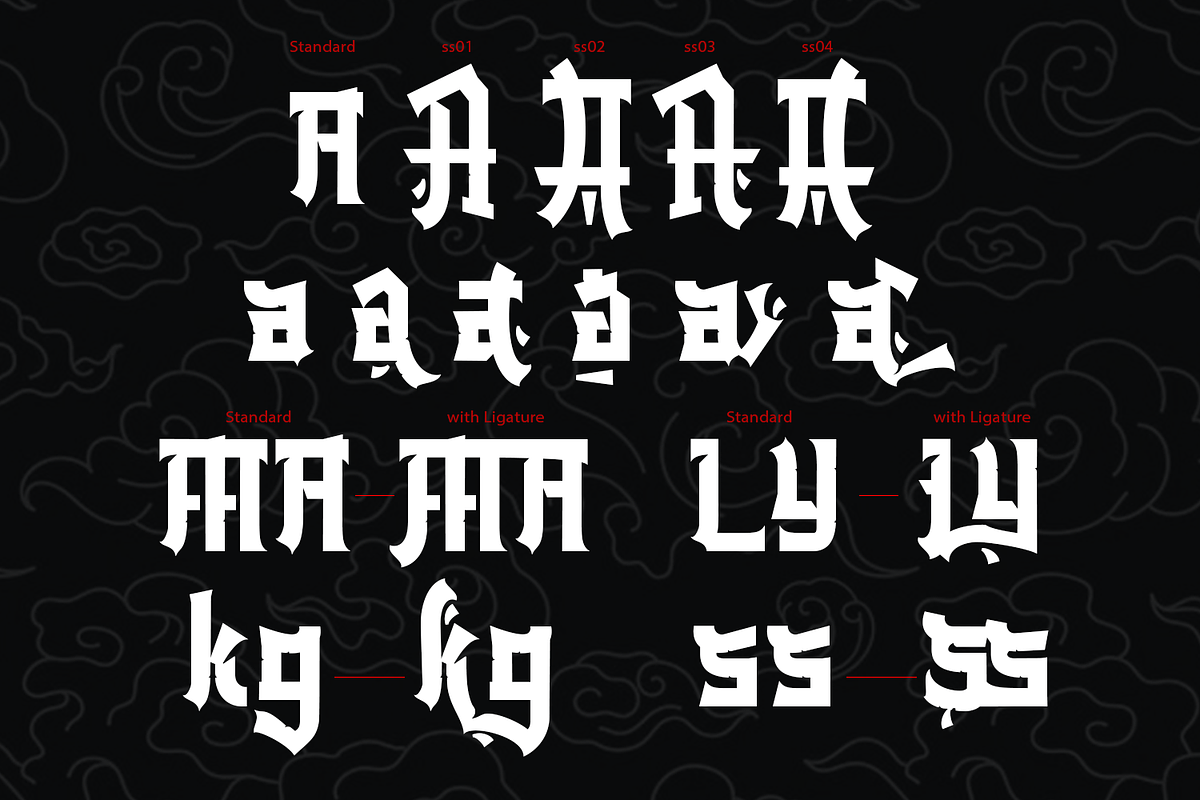 Miyukatsu - Oriental Japanese Font, a Font by TypeClassHeroes (Photo 5 of 15)