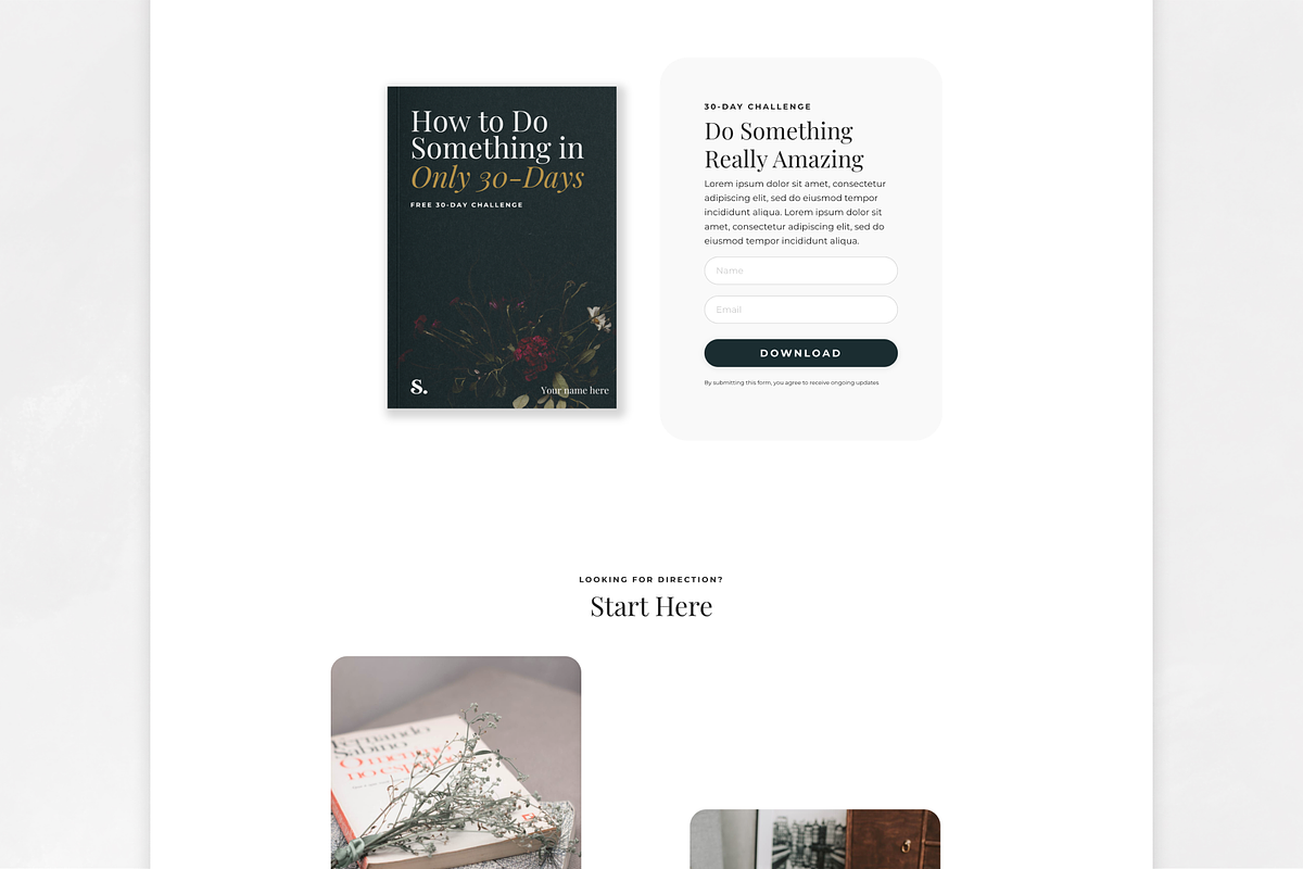 Sawyer Full Kajabi Theme, a Websites & App Template by Afton Negrea (Photo 2 of 12)