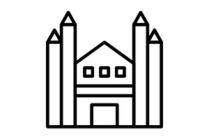 Milan Line Icon, an Icon by Pexelpy