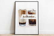 Iced coffee VECTOR illustrations, a Food Illustration by Natalka Dmitrova art (Thumbnail 3 of 19)