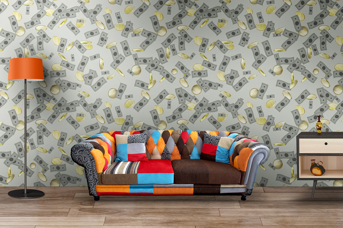 paper money coins, a Pattern Graphic by AAN Seamless Shop (Photo 1 of 3)