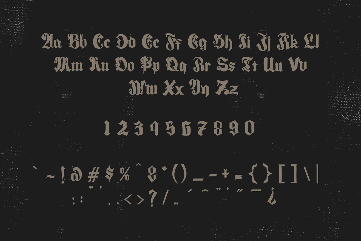 Luminados Fraktur, a Blackletter Font by Mofr 24 (Photo 2 of 8)