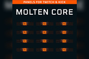 Molten Core Lava Twitch Panels, an Object Graphic by Gear Store (Thumbnail 2 of 4)
