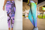100 Leggings Mock-Up #20, a Bottom Mockup by Freeman Studio (Thumbnail 22 of 58)