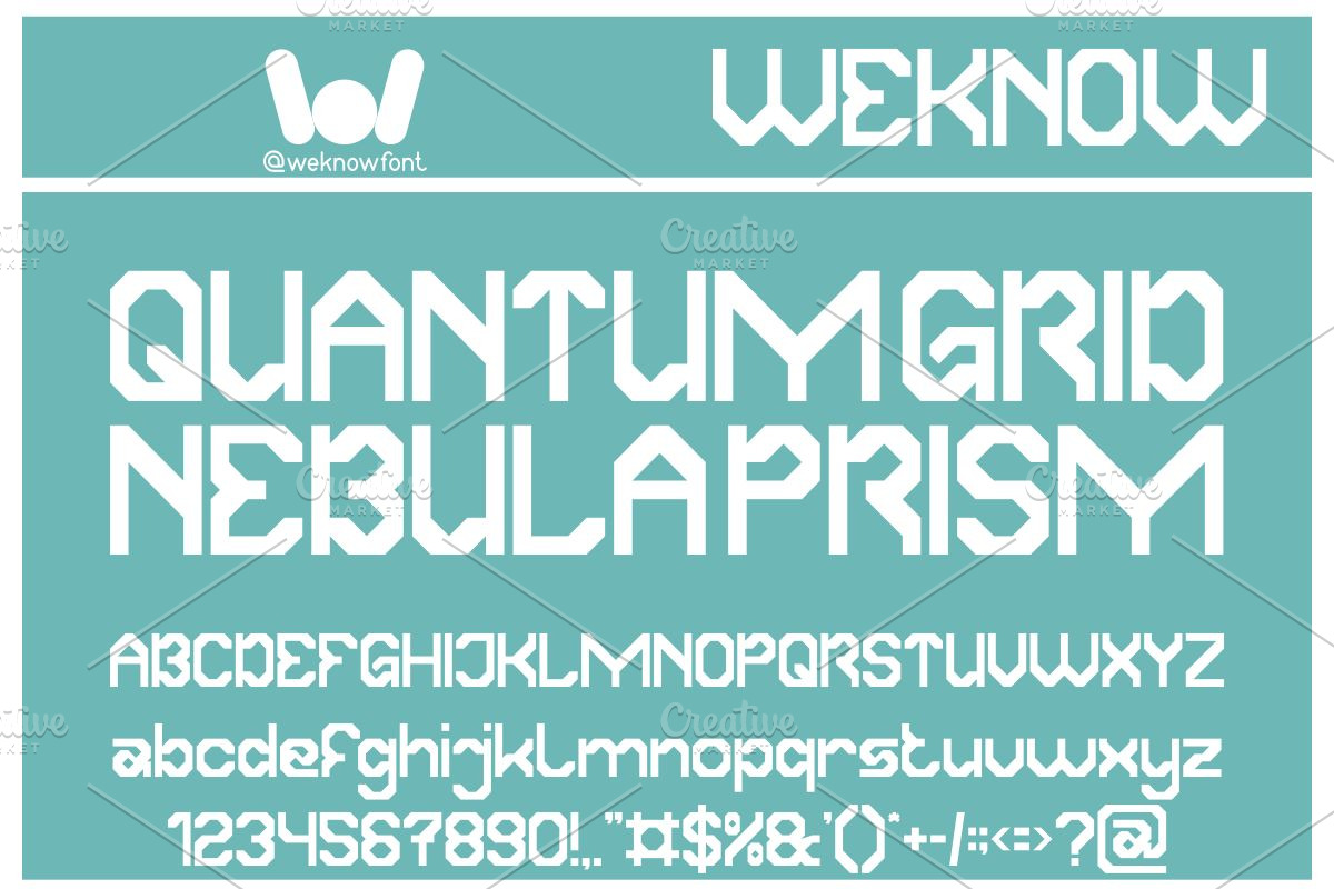 Modern Society font, a Font by weknow (Photo 2 of 8)