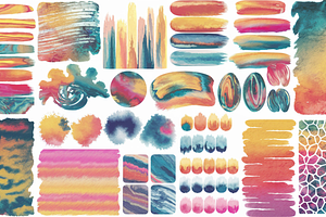 Watercolor Texture Procreate Brushes