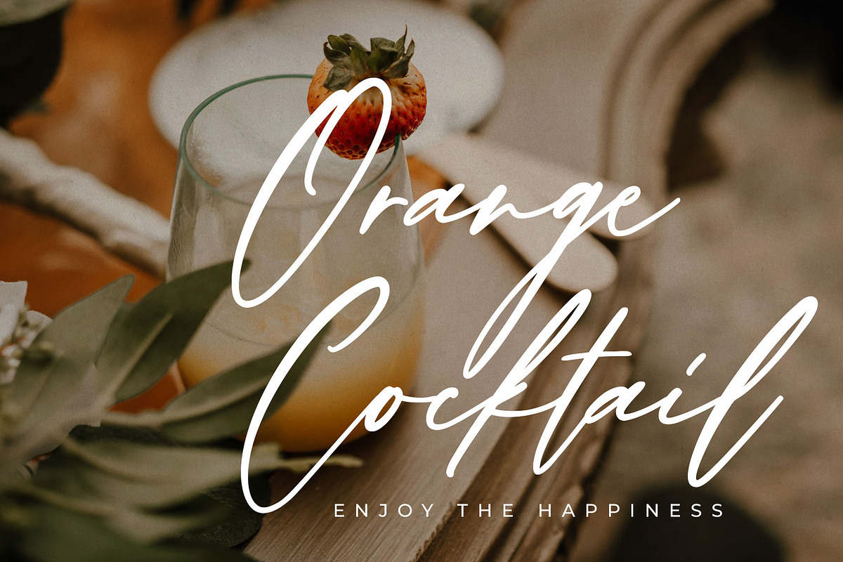 Renalika Modern Script Font, a Script Font by RantautypeStudio (Photo 14 of 15)