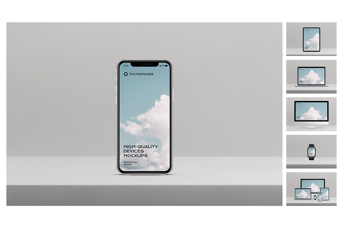 360 device mockup bundle iphone, a Device Mockup by FoundImages (Photo 29 of 84)