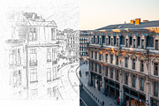 Pencil Sketch Art Photoshop Mockup, an Action Add-On by INTENTFX (Thumbnail 17 of 22)