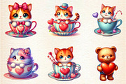 VALENTINE Cute Cartoon, an Illustration by DreamArtGraphic (Thumbnail 2 of 6)
