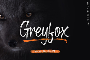 Greyfox Duo Dry Brush Font