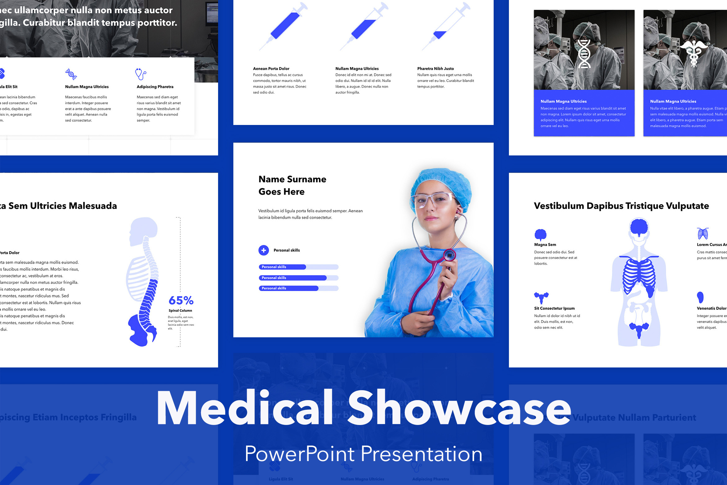 Medical Showcase PowerPoint, a Presentation Template by Jumsoft