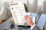 Resume | Indd, Eps, Psd, Word, Docx, a Resume Template by Spark_Creative (Thumbnail 2 of 4)