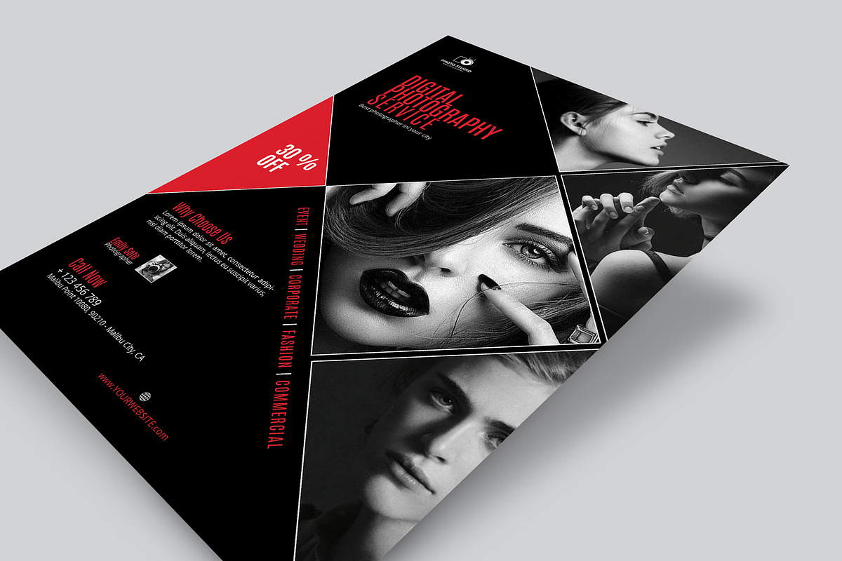 Photography Flyers / Ads Template, a Flyer Template by adekfotografia (Photo 2 of 10)