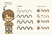 Kawaii Brushes for Procreate, a Brush Add-On by Wink Brushes (Thumbnail 2 of 4)