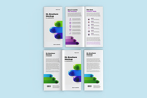 DL Brochure Mockup - 16 Views