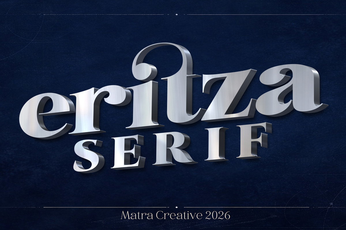 Eritza, a Font by Matra Creative (Photo 10 of 14)
