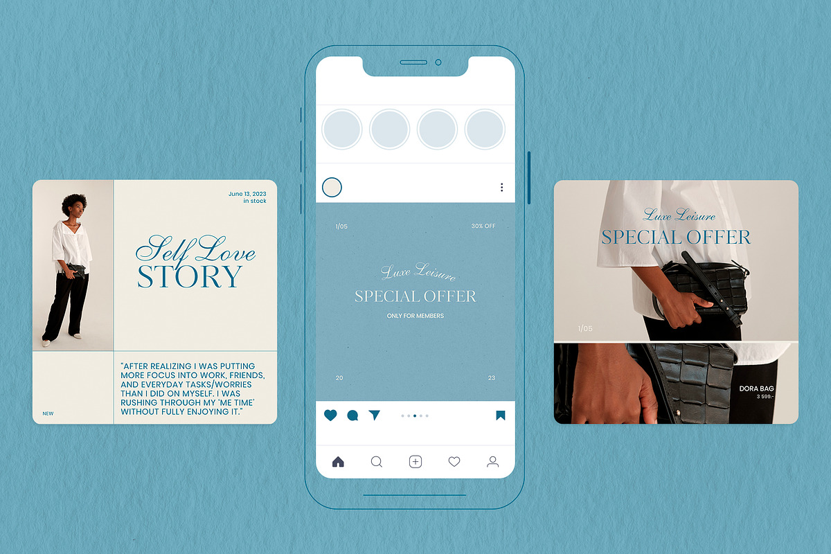 GENTLE ELEGANCE / Social Media Kit, a Social Media Template by Olg Store (Photo 7 of 8)