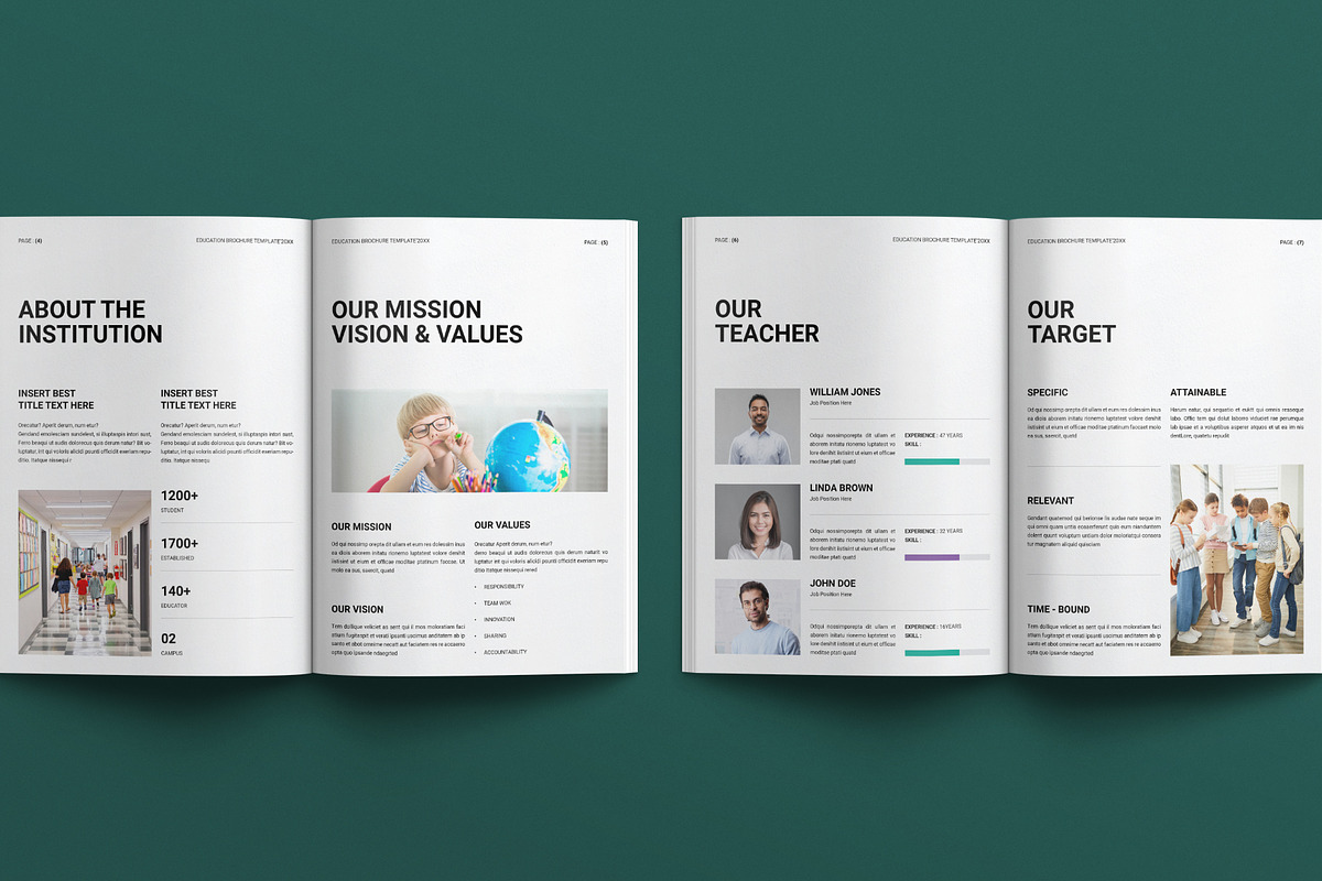 Education For Kids Brochure Template, a Brochure Template by E-Type (Photo 3 of 7)