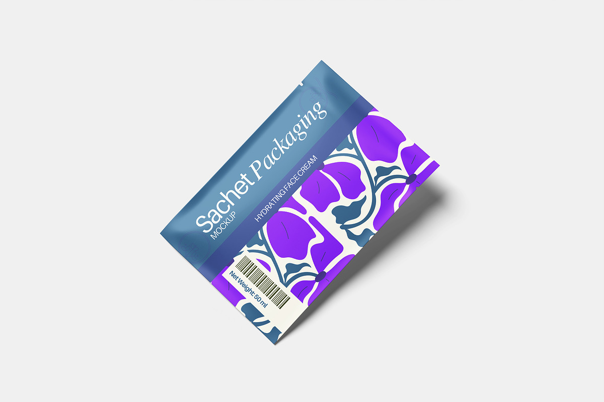 Sachet Packaging Mockup, a Packaging Mockup by Hazzpro_Std (Photo 2 of 5)