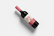 Glass Bottle Mockup, a Product Mockup by bimockup (Thumbnail 4 of 6)