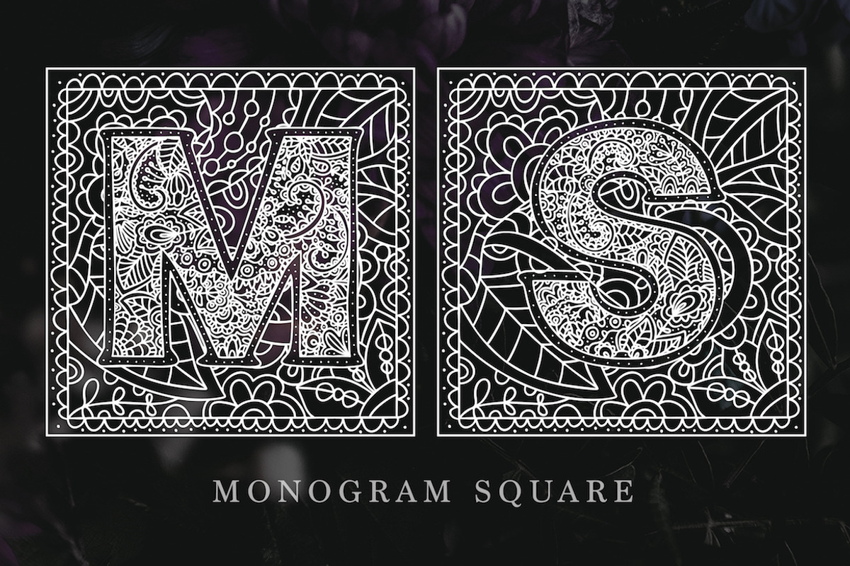Monogram · 5 fonts · 20 frames preview 6
