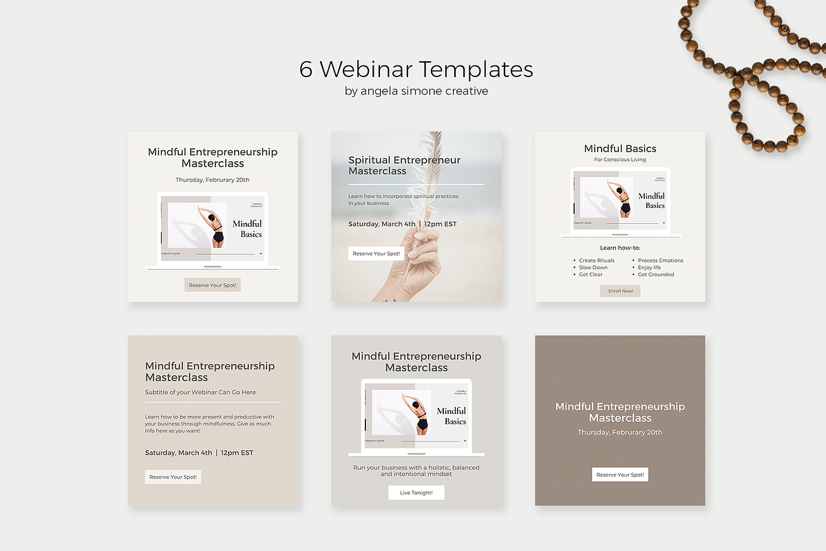 Instagram Canva Minimalist Templates, a Social Media Template by angela simone creative (Photo 17 of 25)