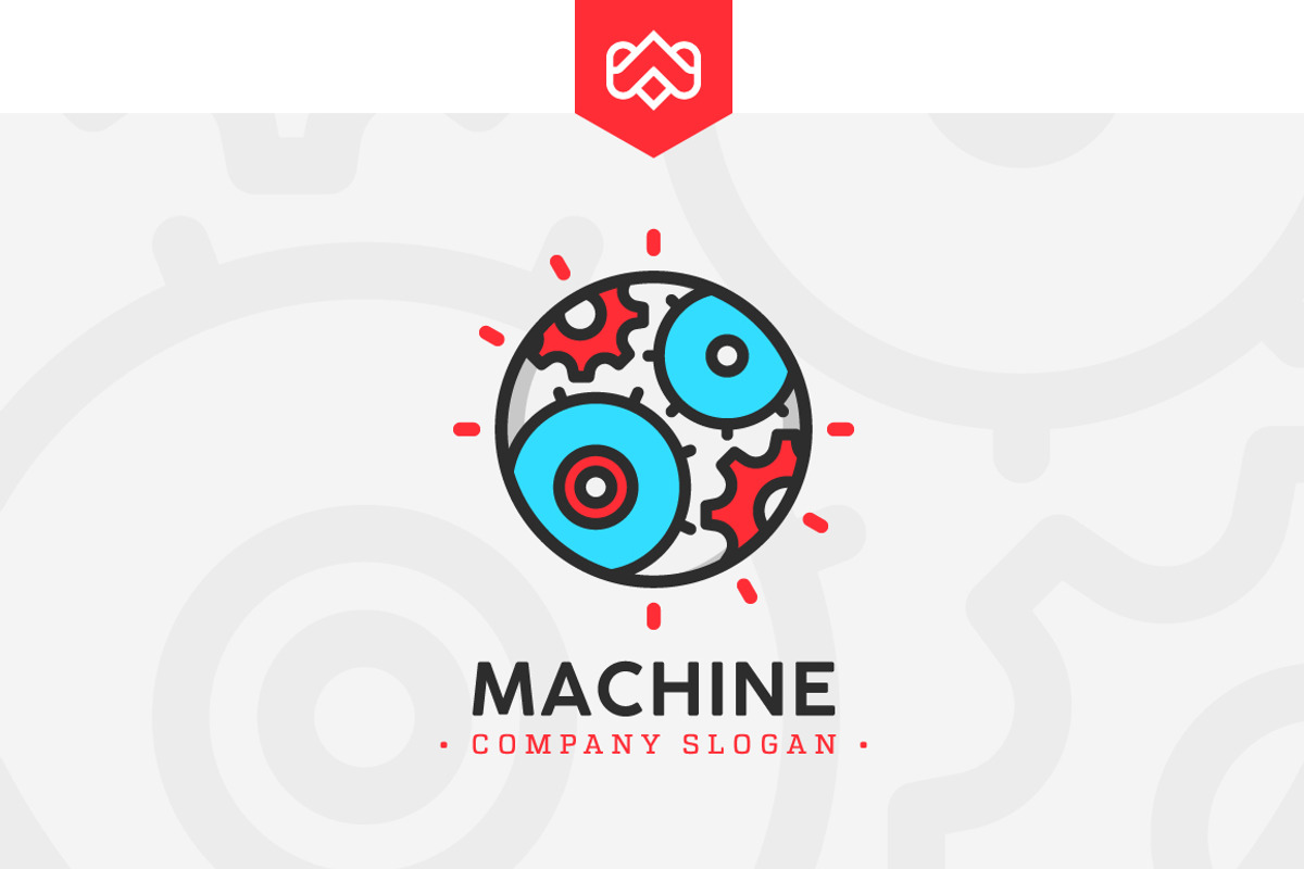 Machine Logo, a Branding & Logo Template by MAOV (Photo 1 of 5)