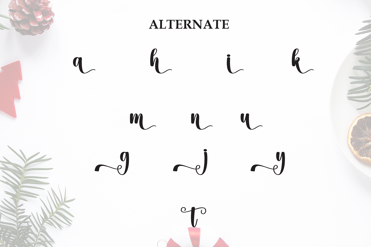Christmas Monday | Script Font, a Handwritten Font by Scratchones (Photo 8 of 9)