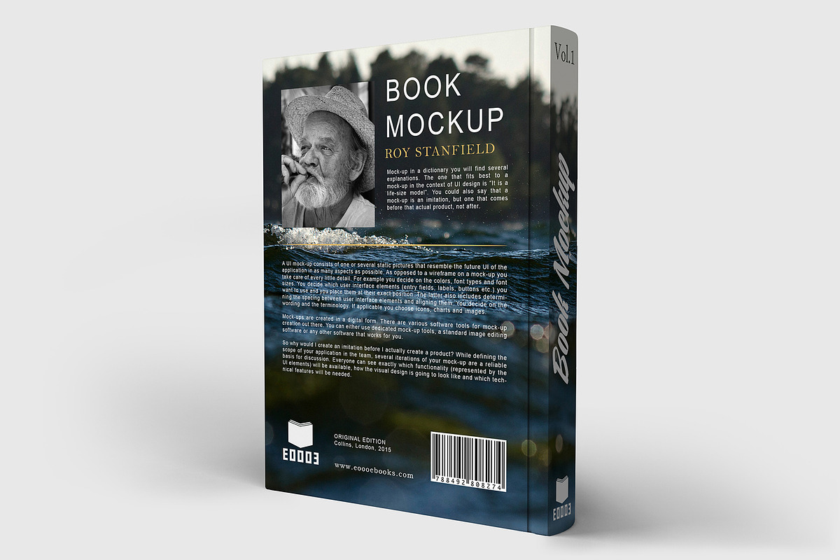 Book Mockup Vol 1, a Print Template by Honnum Graphic Art (Photo 3 of 13)