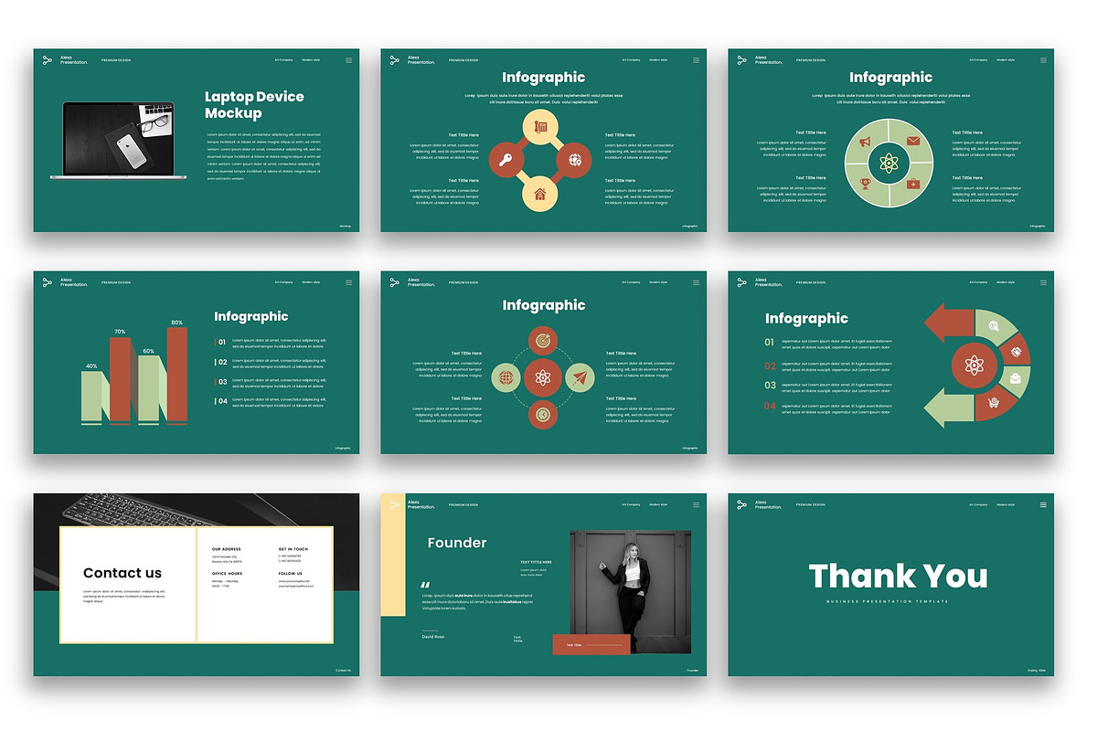 Alexa–Business Google Slide Template, a Presentation Template by kreatifreya (Photo 5 of 5)