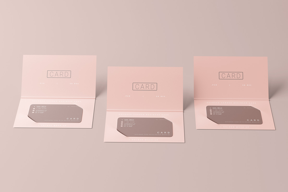 Business Card with Holder Mockups, a Print Template by pmvch (Photo 10 of 11)