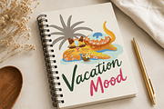Vacation Cat Turtle Character PNG, an Animal Illustration by FaliushViktoriaArtist (Thumbnail 2 of 5)