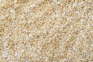 Full frame close up flat lay texture of brown rice for food and nutrition backg, a Food & Drink Photo by Eugene_Photo