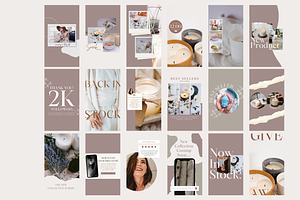 Candle Business Instagram Templates