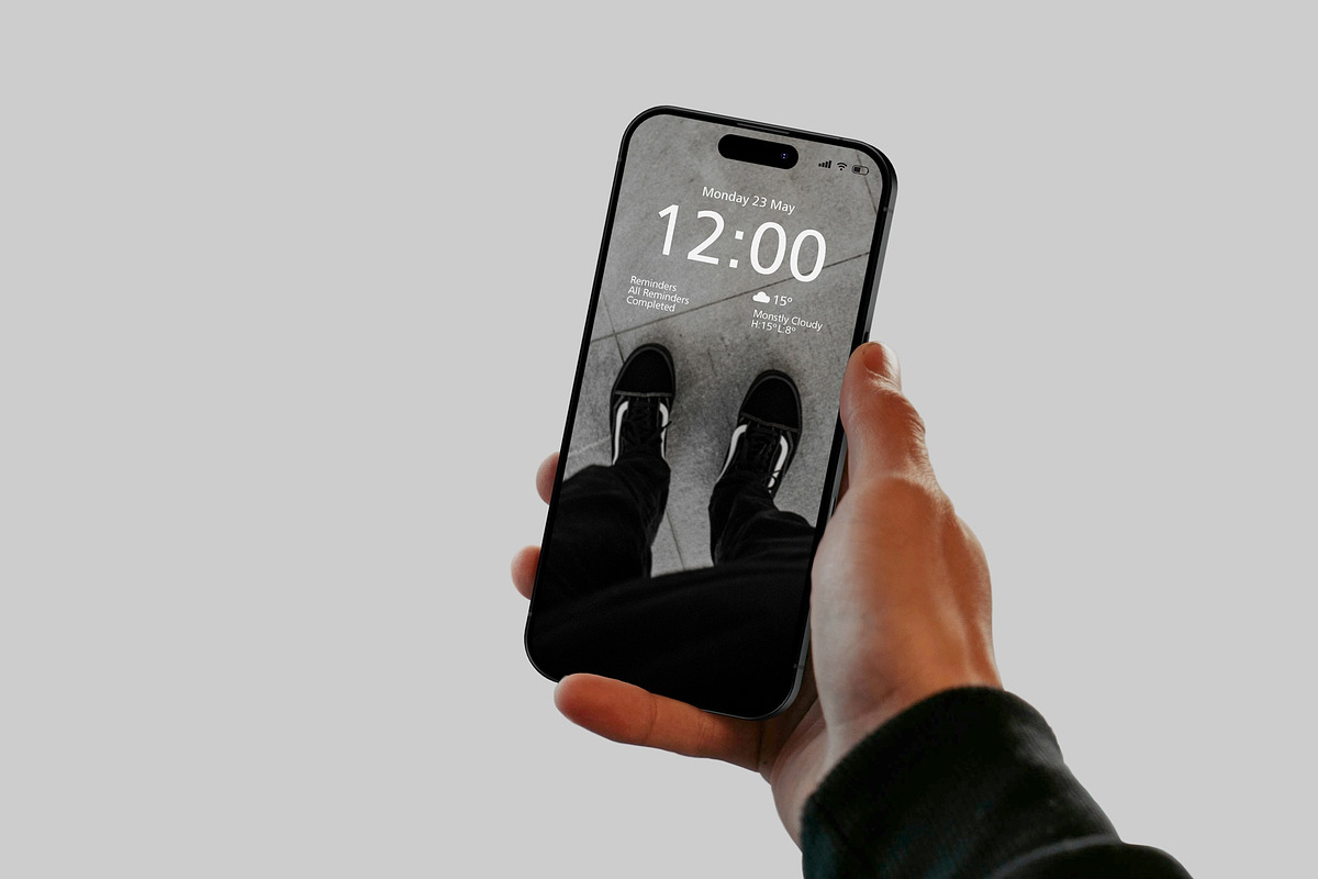 iPhone Mockup, an iPhone Mockup by Tahtagraphic (Photo 6 of 7)