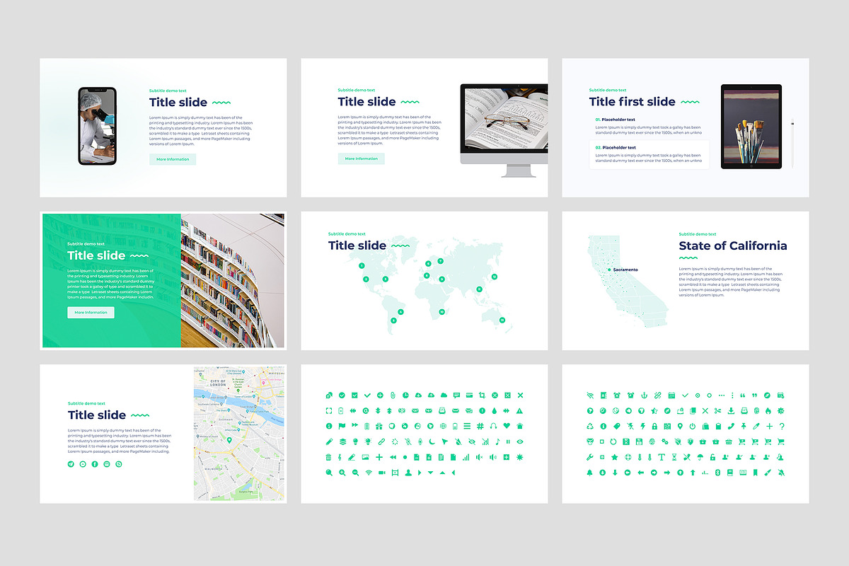 Online Education Keynote Template, a Presentation Template by HiSlide.io (Photo 7 of 7)
