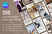 Fashion Canva Social Media Templates, a Social Media Template by Snapybiz (Thumbnail 6 of 9)
