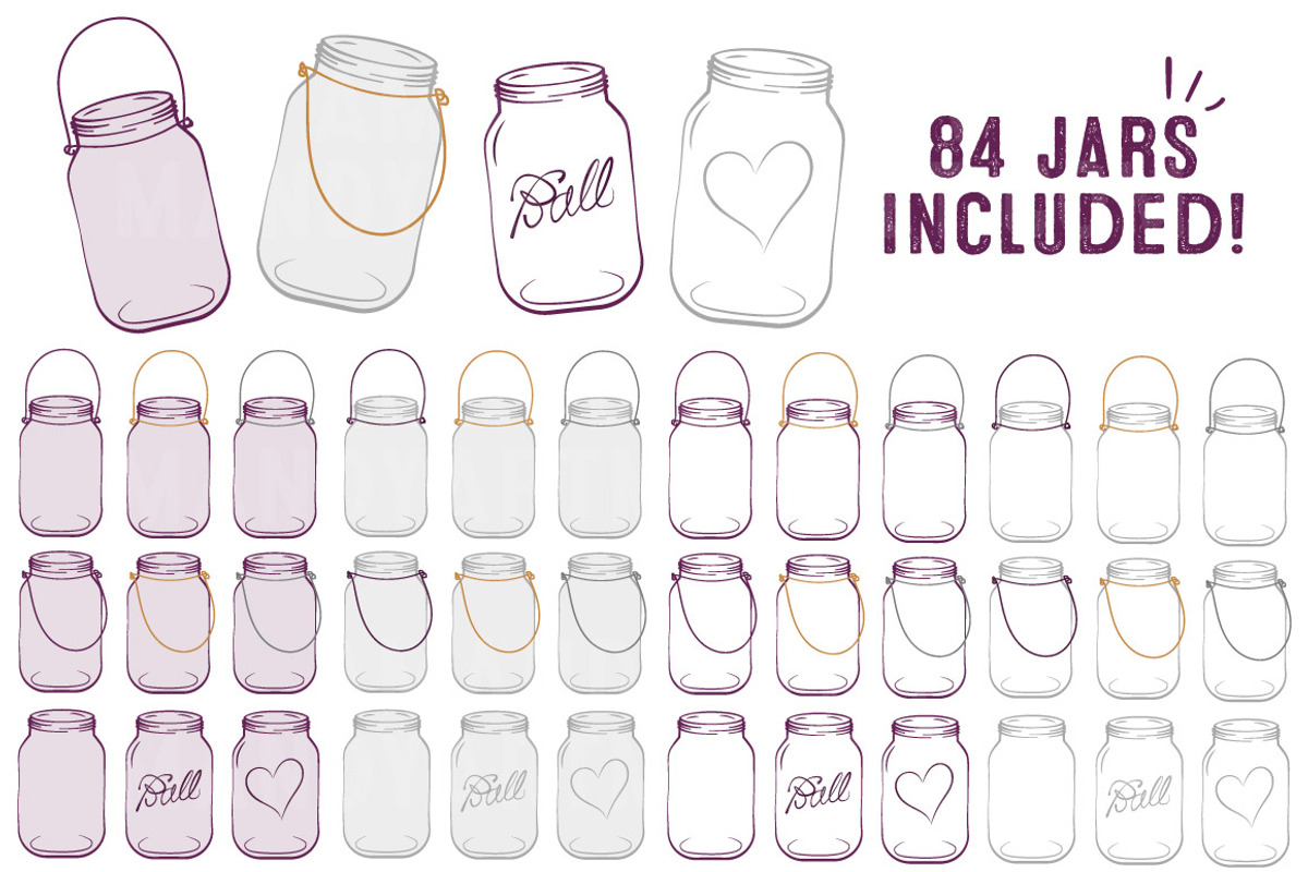 Plum Jar Vectors & Clipart, an Illustration by Amanda Ilkov (Photo 4 of 4)