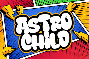 Star Blast A Playful Cartoon Font