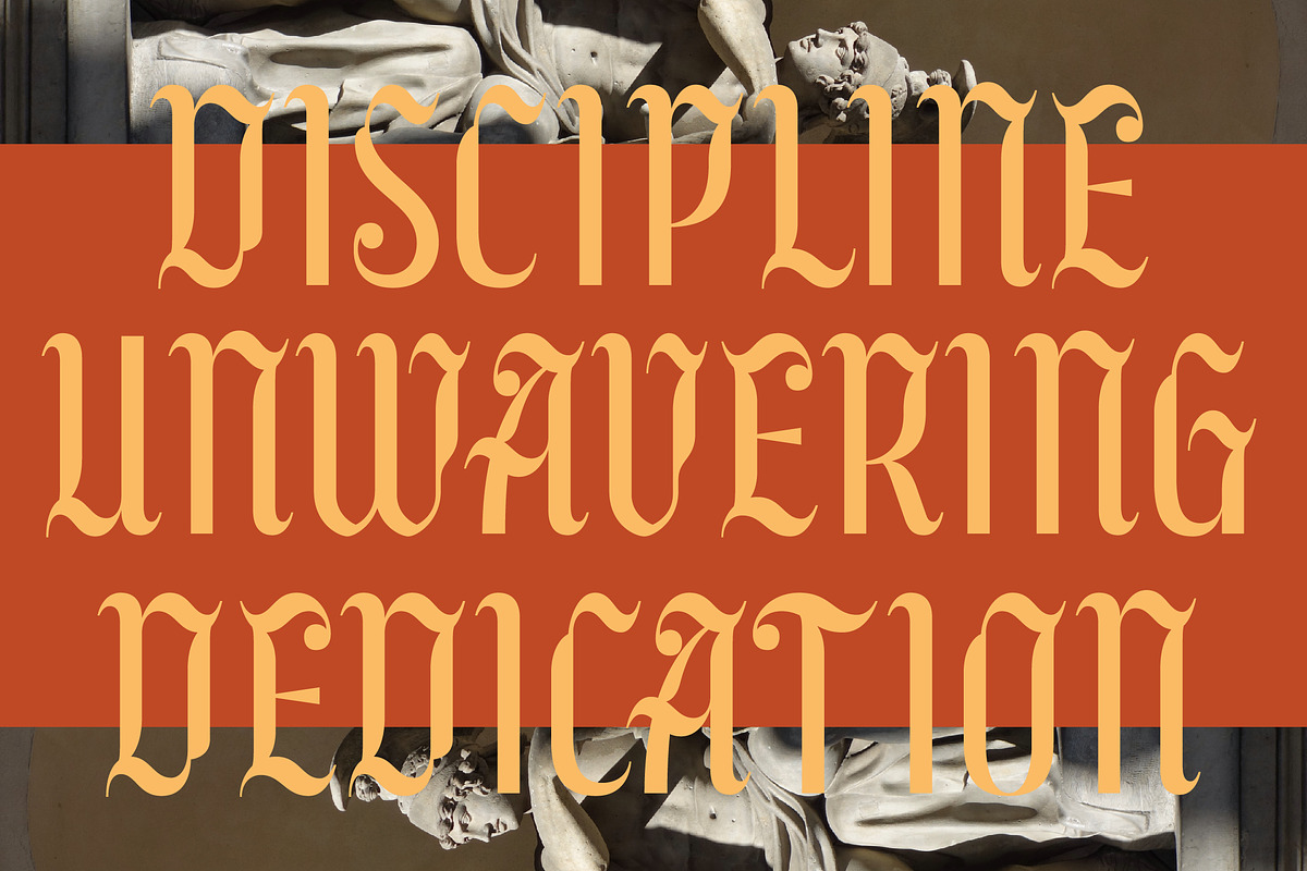 Wadepak Modern Groovy Serif, a Blackletter Font by timelesstype.co (Photo 8 of 15)